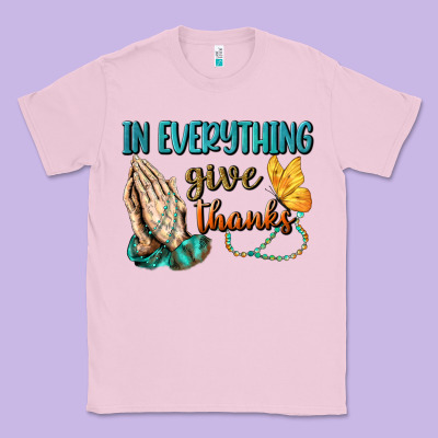 İn Everything Give Thanks Classic Tee Designed By Bundleandbundleshop