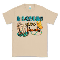 Mushroom İn Everything Give Thanks Classic Tee - BundleAndBundleShop