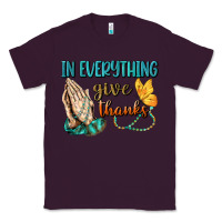 Plum İn Everything Give Thanks Classic Tee - BundleAndBundleShop