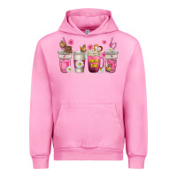 Fuchsia Pink mom fuel coffee cups Urban Hoodie - texasbilliewilder