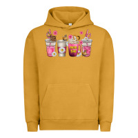 Pigment Peanut Butter mom fuel coffee cups Urban Hoodie - texasbilliewilder