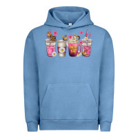 Pigment Pebble Blue mom fuel coffee cups Urban Hoodie - texasbilliewilder