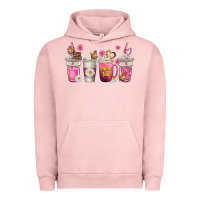 Pigment Salmon mom fuel coffee cups Urban Hoodie - texasbilliewilder