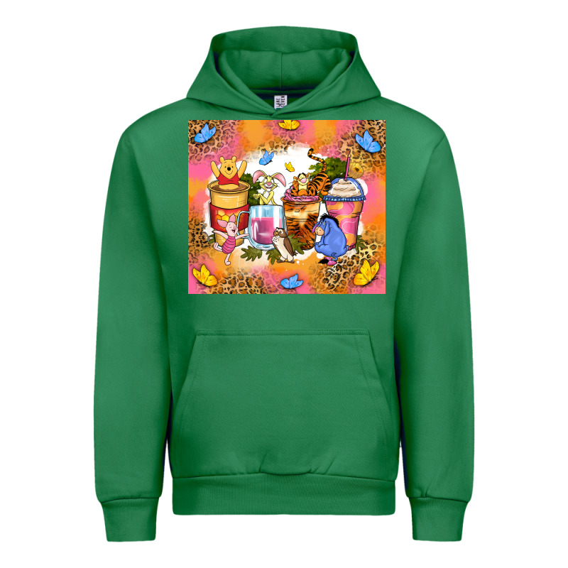 Cartoon Characters Coffee Cups Urban Hoodie by Zillion Design Studio | Teevron