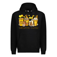 Black childhood cancer coffee cups Premium Hoodie - Zillion Design Studio