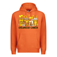 Carrot childhood cancer coffee cups Premium Hoodie - Zillion Design Studio