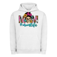 Pigment Lunar Rock mom life with skull Urban Hoodie - texasbilliewilder
