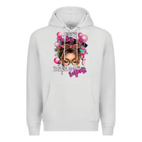 Dove Grey just minding my balloon business messy bun Premium Hoodie - texasbilliewilder