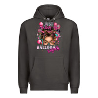 Smoke just minding my balloon business messy bun Premium Hoodie - texasbilliewilder