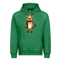 Emerald cute reindeer Urban Hoodie - RanaPortraitStore