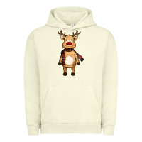 Pigment Pistachio cute reindeer Urban Hoodie - RanaPortraitStore
