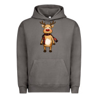 Pigment Tornado cute reindeer Urban Hoodie - RanaPortraitStore