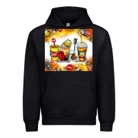 Black bus driver coffee cups Urban Hoodie - Zillion Design Studio