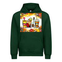 Forest Green bus driver coffee cups Urban Hoodie - Zillion Design Studio