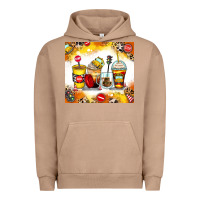 Pigment Burro bus driver coffee cups Urban Hoodie - Zillion Design Studio