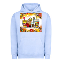 Pigment Grape Ice bus driver coffee cups Urban Hoodie - Zillion Design Studio