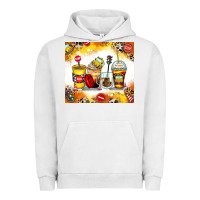 Pigment Lunar Rock bus driver coffee cups Urban Hoodie - Zillion Design Studio