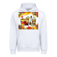 White bus driver coffee cups Urban Hoodie - Zillion Design Studio