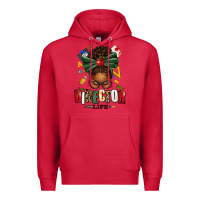 Cardinal director life afro messy bun Premium Hoodie - texasbilliewilder