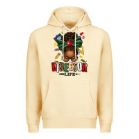 Pina Colada director life afro messy bun Premium Hoodie - texasbilliewilder