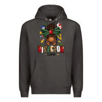 Smoke director life afro messy bun Premium Hoodie - texasbilliewilder