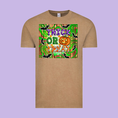 Thick Or Treat Tumbler Vintage Tee Designed By Artiststas