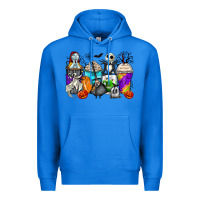 True Royal halloween cartoon characters coffee cups Premium Hoodie - Zillion Design Studio