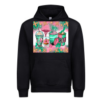 Black respiratory therapist coffee cups Urban Hoodie - Zillion Design Studio