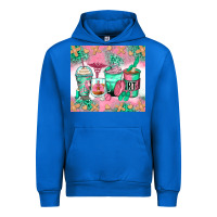 Cobalt respiratory therapist coffee cups Urban Hoodie - Zillion Design Studio