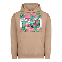 Pigment Burro respiratory therapist coffee cups Urban Hoodie - Zillion Design Studio