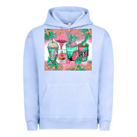 Pigment Grape Ice respiratory therapist coffee cups Urban Hoodie - Zillion Design Studio