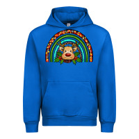 Cobalt reindeer rainbow christmas Urban Hoodie - RanaPortraitStore