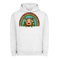 Pigment Lunar Rock reindeer rainbow christmas Urban Hoodie - RanaPortraitStore