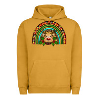 Pigment Peanut Butter reindeer rainbow christmas Urban Hoodie - RanaPortraitStore