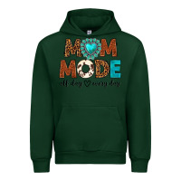Forest Green mom mode all day every day Urban Hoodie - texasbilliewilder