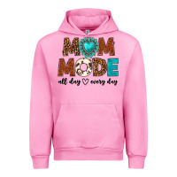 Fuchsia Pink mom mode all day every day Urban Hoodie - texasbilliewilder