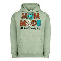 Pigment Oil Green mom mode all day every day Urban Hoodie - texasbilliewilder