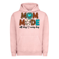 Pigment Salmon mom mode all day every day Urban Hoodie - texasbilliewilder