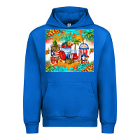 Cobalt puerto rico coffee cups Urban Hoodie - Zillion Design Studio