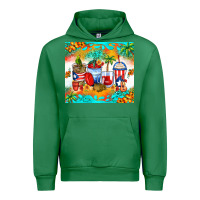 Emerald puerto rico coffee cups Urban Hoodie - Zillion Design Studio