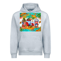 Heather Grey puerto rico coffee cups Urban Hoodie - Zillion Design Studio