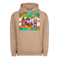Pigment Burro puerto rico coffee cups Urban Hoodie - Zillion Design Studio