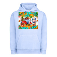 Pigment Grape Ice puerto rico coffee cups Urban Hoodie - Zillion Design Studio
