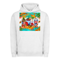 Pigment Lunar Rock puerto rico coffee cups Urban Hoodie - Zillion Design Studio