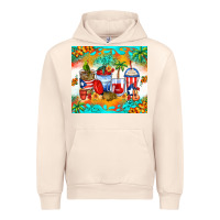 Sandshell puerto rico coffee cups Urban Hoodie - Zillion Design Studio