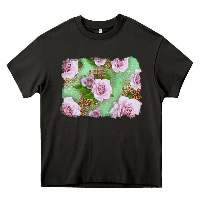 Pink Roses Background Heavy Core Tee by LillyAllenDesigns | Teevron