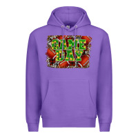 Purple christmas game day Premium Hoodie - RanaPortraitStore