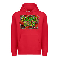 Red christmas game day Premium Hoodie - RanaPortraitStore