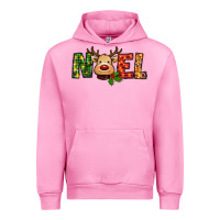 Fuchsia Pink reindeer noel christmas Urban Hoodie - RanaPortraitStore