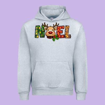 Reindeer Noel Christmas Urban Hoodie Designed By Ranaportraitstore